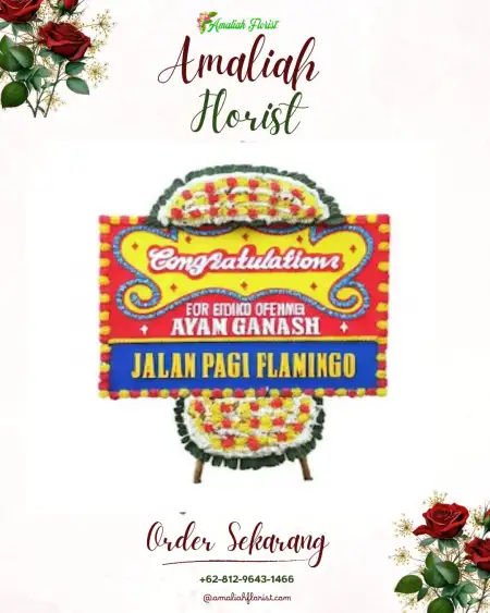 Sewa Papan Bunga Tiomneri